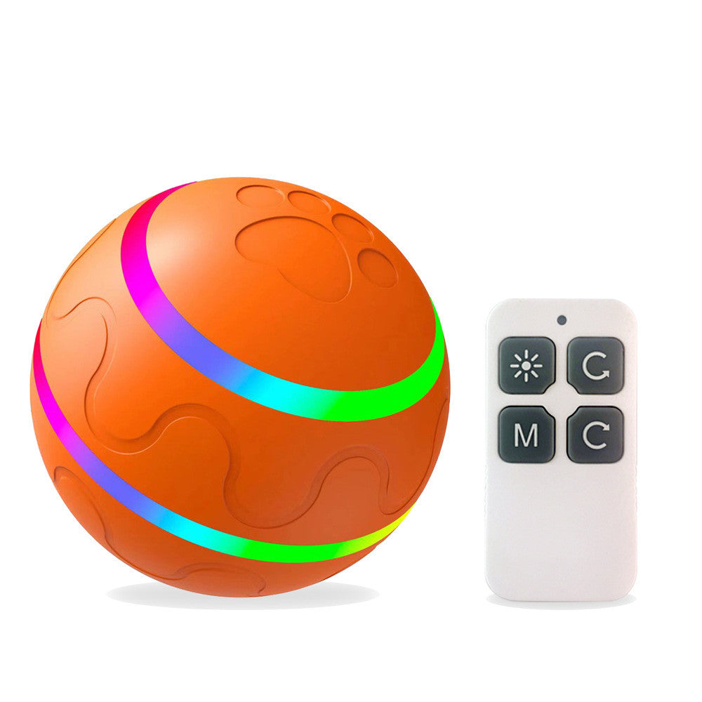 Pet New Cat Wicked Ball Toy Intelligent Ball USB Cat Toys Självroterande boll Automatisk rotationsboll