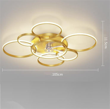 Ceiling Suction Living Room Bedroom Fan Light