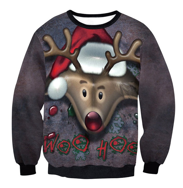 Rådlig jul SWEATER Semester Santa Elf Roliga kvinnor män tröjor toppar hösten vinter kläder till vintern