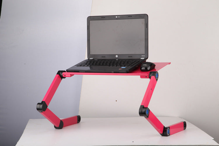 Laptopställ med justerbart, hopfällbart och ergonomiskt designstativ för bärbar dator, för ultrabook, netbook eller surfplatta med musmatta