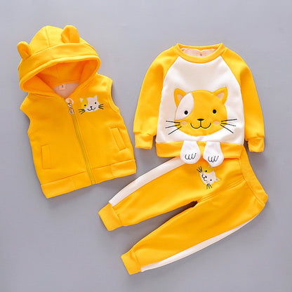 Children's Thick Three-Piece Suit
