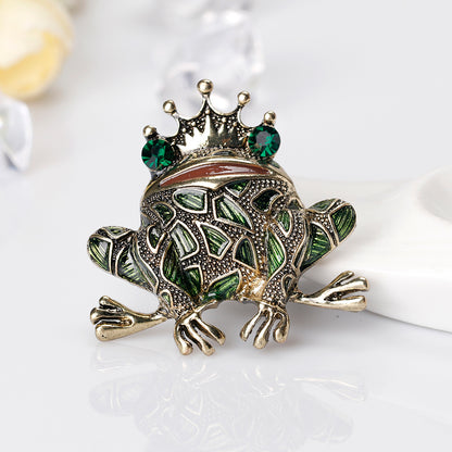 Broche Diamant Prince Grenouille