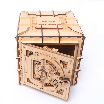 Kids Wood Pussel Lösenord Box Toy