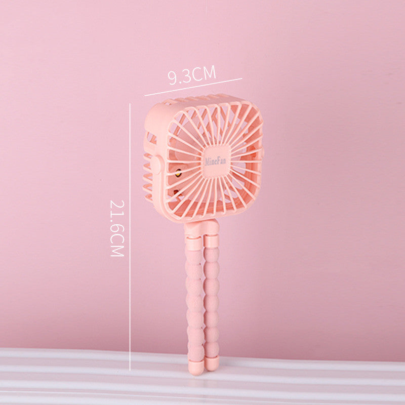 Mini handheld portable fan