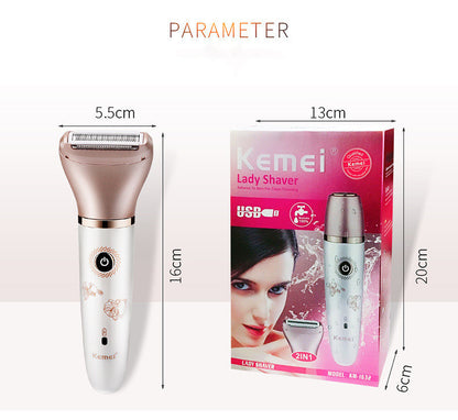 Electric Hair Removal Device for Ladies - 116g Waterproof 500mAh System