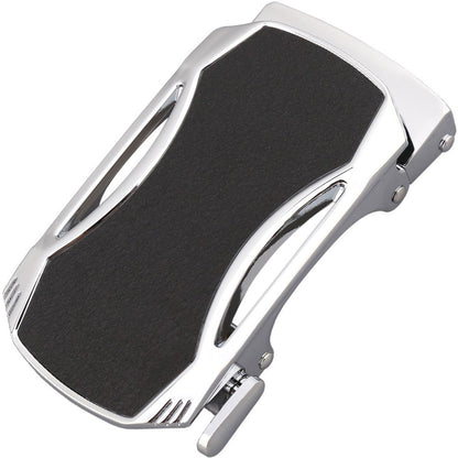 Men's Premium Leather Automatic Buckle Belt - Sophisticated Convenience