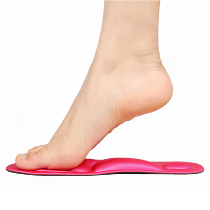 Soft Insole High Heel Shoe Pad Men Women 4D Sport Sponge Pain Relief Insert Cushion Pad Shoe Insoles 1Pair