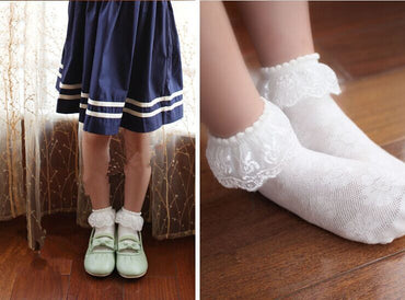 Lace girls socks