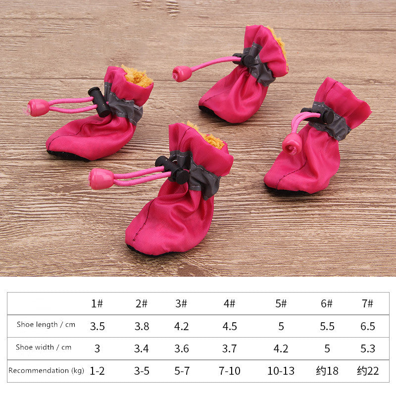 Chaussures pour animaux de compagnie, chaussures à semelles souples pour chiens