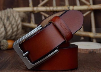 Men's Large Size Leather Belt 150cm - Inclusive Comfort