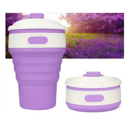 Coffee Mugs Travel Collapsible Silicon Cup Folding Water Cups BPA FREE Food Quality Drink Ware Mug Tea Coffee Cups