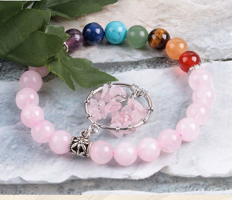 Bracelet en perles de cristal