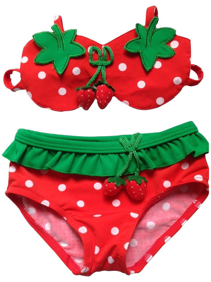 Strawberry children's swimsuit