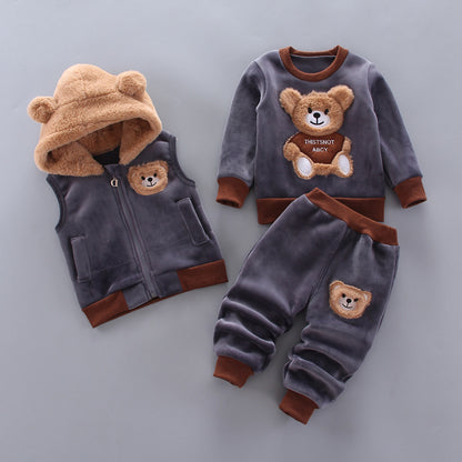 Children's Thick Three-Piece Suit
