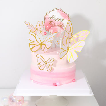 Décoration de gâteau en papier