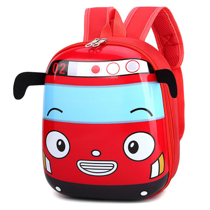 Sac d'école de voiture mignonne de dessin animé