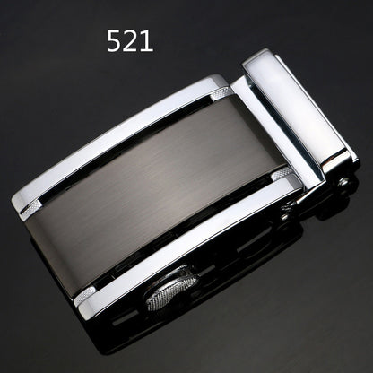 Wide alloy belt buckle