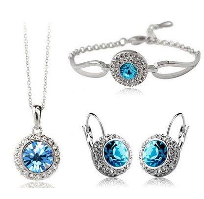 Elegant Jewelry Set - Golden Fruit Green