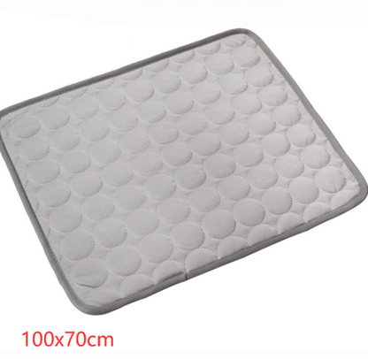 Coussin de nid froid en soie glacée pour chien et chat, pour se rafraîchir en été