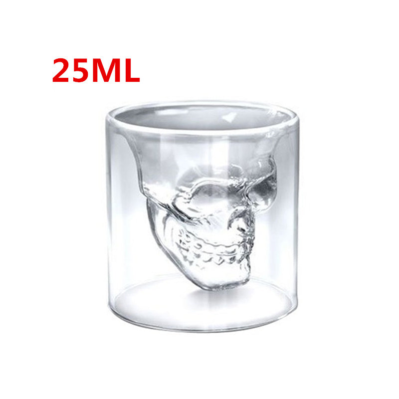 Kreativ kristall skall mugg - glas dubbel - glas skall - glas - glas - skall - skall - glas