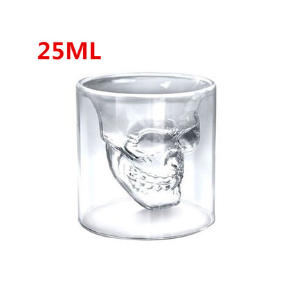 Kreativ kristall skall mugg - glas dubbel - glas skall - glas - glas - skall - skall - glas