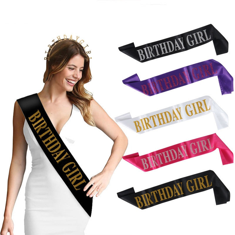 Single Layer Birthday Party Ball Etiquette Belt