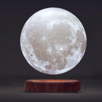 Skräddarsydd Kreativ 3D magnetisk Levitation Moon Light Night Light Roterande led Moon flytande lampa