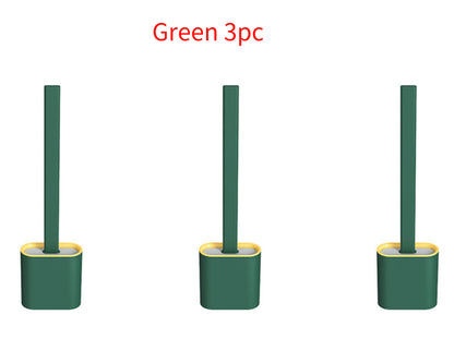 Mjuk toalettborste Hushålls toalettrengöringsborste