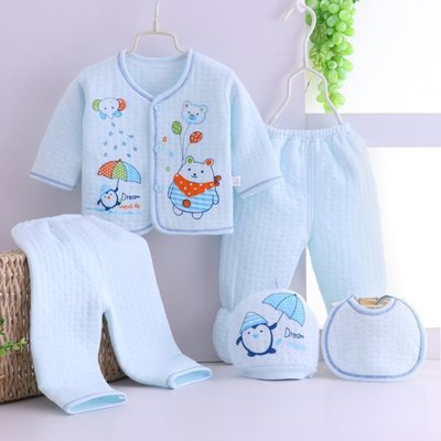 Babyunderkläder femdelade varma kläder