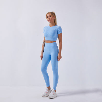 Ensemble de yoga botee sans couture pour femmes, fitness, gymnastique active