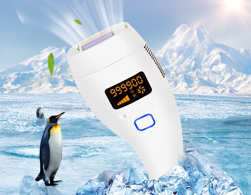 Advanced IPL Laser with Ice Cooling Technology - Professional Hair Removal Device