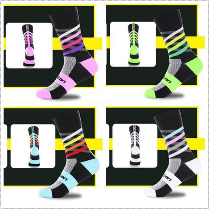 Nylon male female riding socks sports socks bicycle running stockings basketball socks soccer socks hiking socks