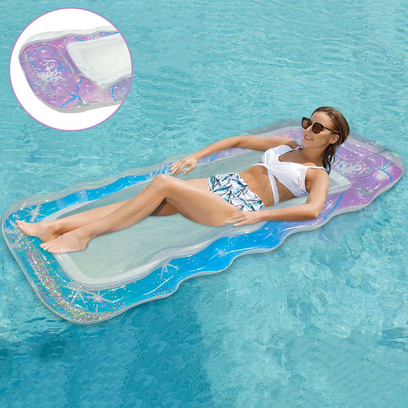 Holiday Pool Float - Stylish Sequin Design