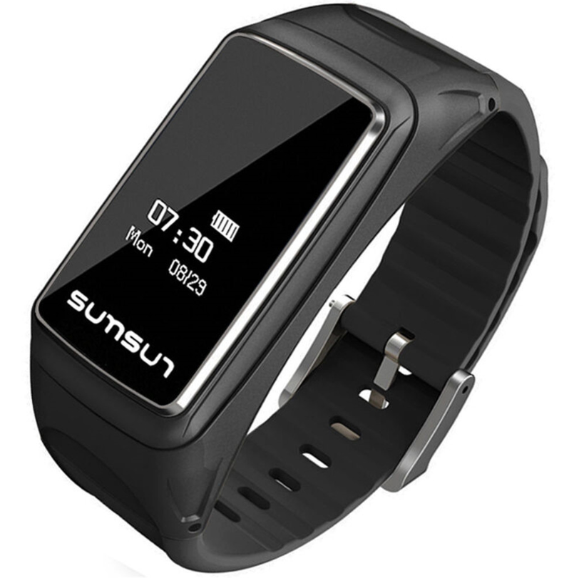 Bracelet casque b7 montre bluetooth intelligente