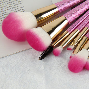 10 crystal makeup brushes