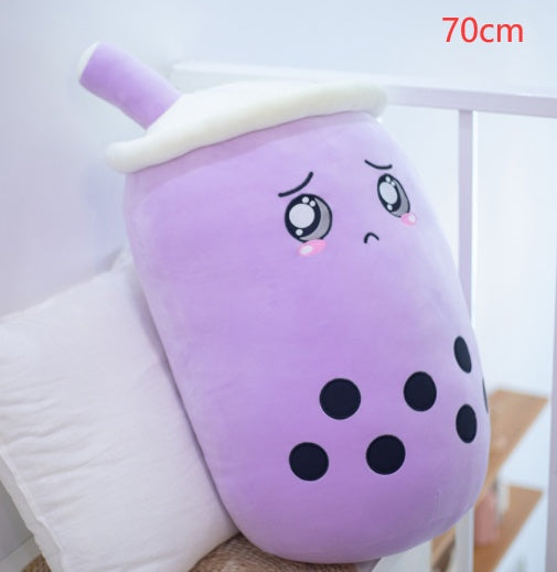 Pearl milk tea cup pillow