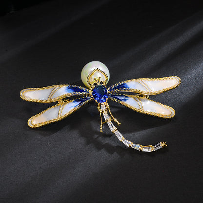 Dripping Dragonfly Brooch