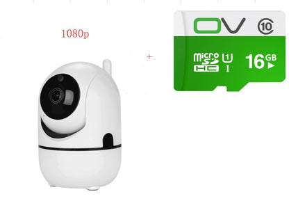 1080P moln trådlös IP-kamera Intelligent automatisk spårning av mänskliga hemsäkerhetsövervakning CCTV-nätverk wifi-kamera