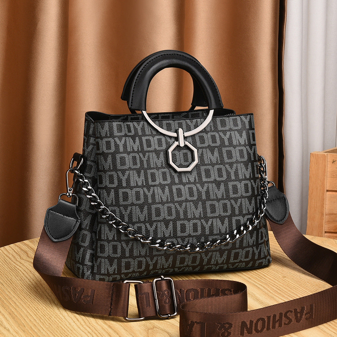 Light Luxury High-grade Niche Women Bag Retro Textured