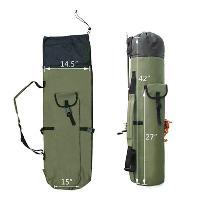 Sac de rangement pour canne à pêche, sac à moulinet portable