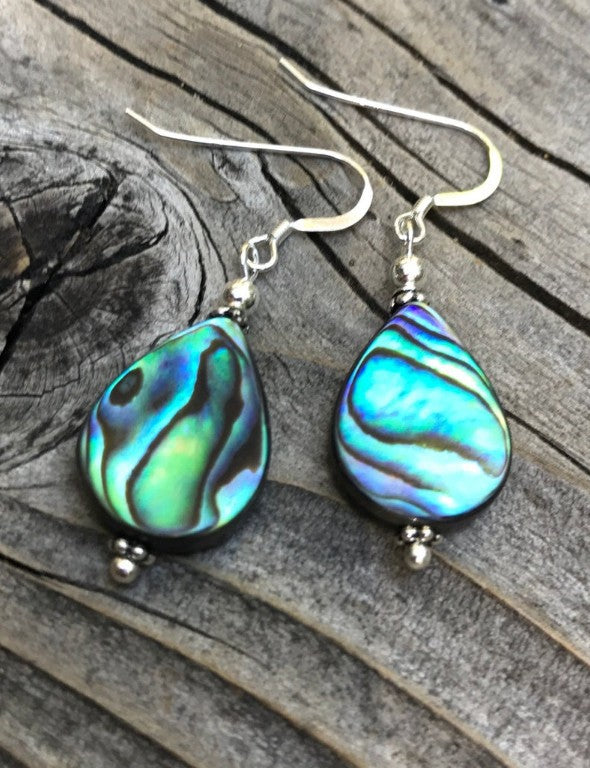 Abalone Shell Earrings - Natural Beauty