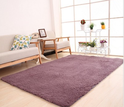 Tapis de salon zone solide tapis moelleux doux décor à la maison blanc en peluche tapis chambre tapis cuisine tapis de sol blanc tapis Tapete