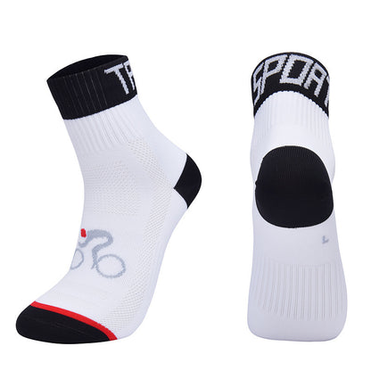 Chaussettes de cyclisme professionnelles en plein air Chaussettes de course