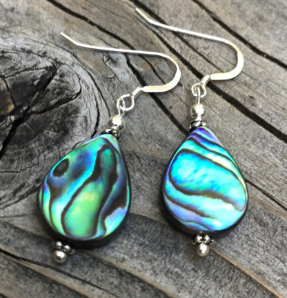 Abalone Shell Earrings - Natural Beauty