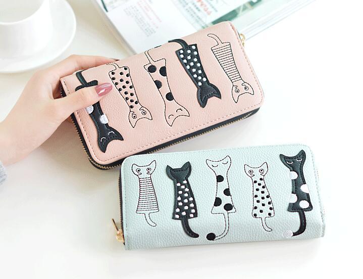 Women Cat Cartoon Wallet