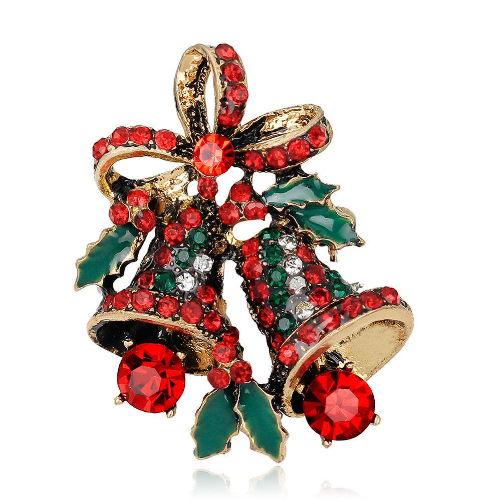 Christmas Brooch Christmas Tree, Santa Claus Brooch