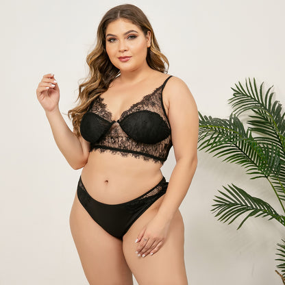 Plus Size Velvet Lingerie