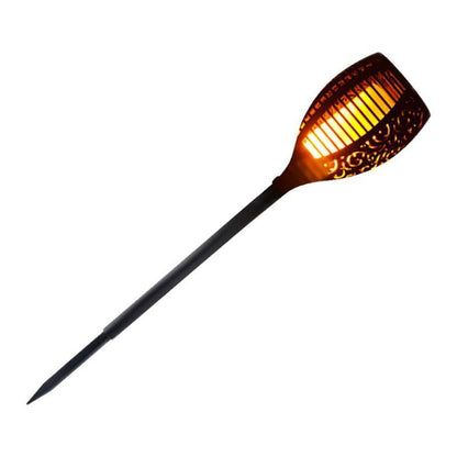 Solar Flame Flickering Garden LED Light | Outdoor Solar Tiki Torch | Landscape Decoration - BrightLite
