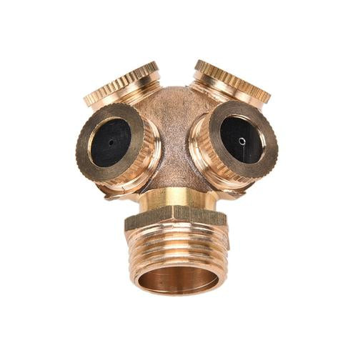 Mist Nozzles Water Spray Nozzle Garden Sprinkler Adjustable Spray Nozzle Brass Irrigation Fitting