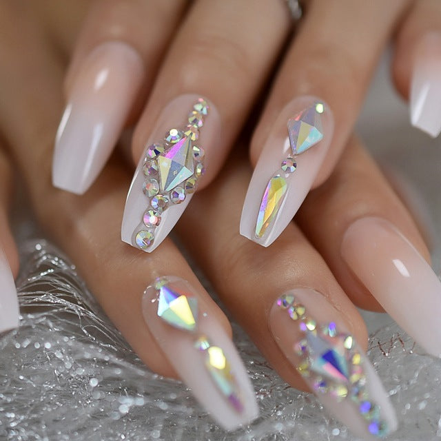 Diamond nail sequins